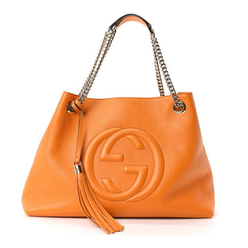 Gucci Pebbled Calfskin Medium Soho Chain
