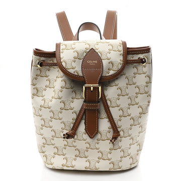 Celine Triomphe Canvas Calfskin Mini