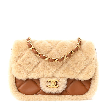 Chanel Shearling Lambskin Quilted Mini