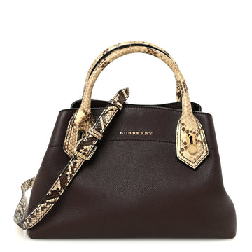 Burberry Grainy Calfskin Snakeskin Small