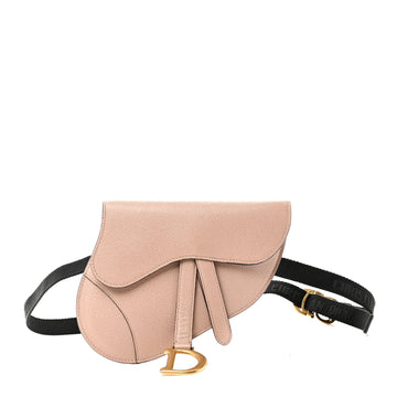 Christian Dior Calfskin Saddle Belt Bag