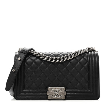 Chanel Caviar Quilted Medium Boy Flap