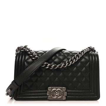 Chanel Caviar Quilted Medium Boy Flap