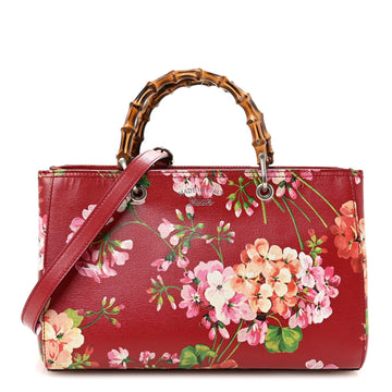 Gucci Shangai Calfskin Blooms Print
