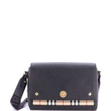 Burberry Note Crossbody Bag Leather With