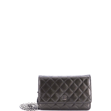 Chanel Wallet On Chain Quilted Striated