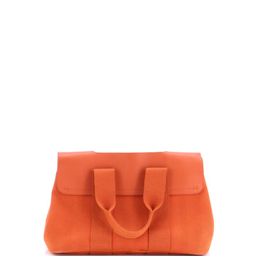 Hermes Valparaiso Bag Toile And Leather