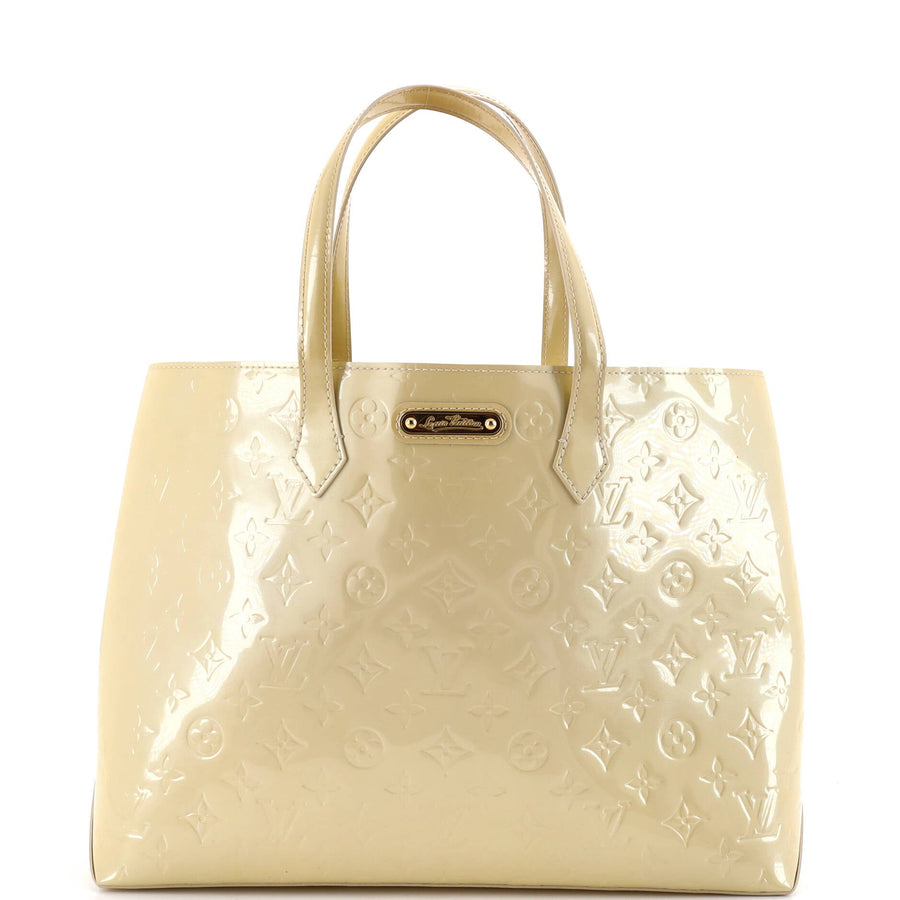Louis Vuitton Wilshire Handbag Vernis Mm