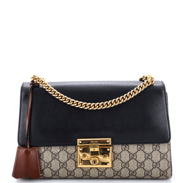 Gucci Padlock Shoulder Bag Gg Coated