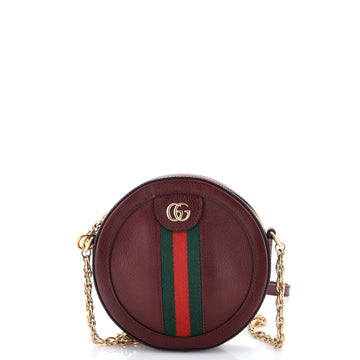 Gucci Ophidia Round Shoulder Bag Leather