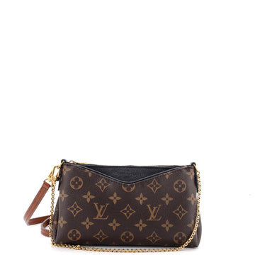 Louis Vuitton Pallas Clutch Canvas With