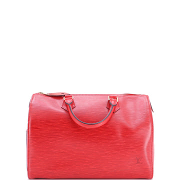 Louis Vuitton Speedy Handbag Epi Leather