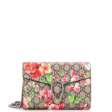 Gucci Dionysus Chain Wallet Blooms Print