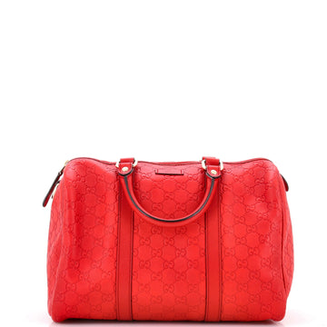 Joy Boston Bag Guccissima Leather Medium