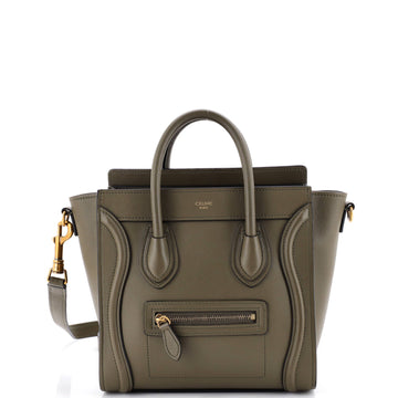 Celine Luggage Bag Smooth Leather Nano