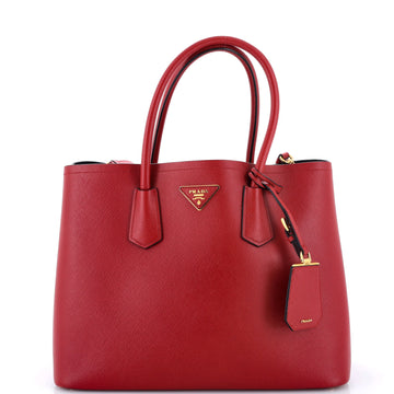 Prada Cuir Double Tote Saffiano Leather