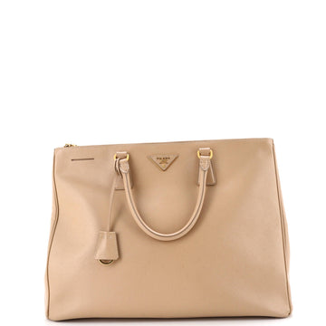 Prada Double Zip Lux Tote Saffiano