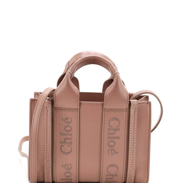 Chloe Woody Convertible Tote Leather