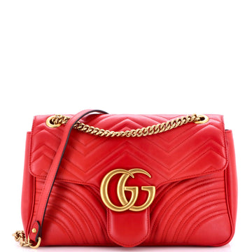 Gucci Gg Marmont Flap Bag Matelasse