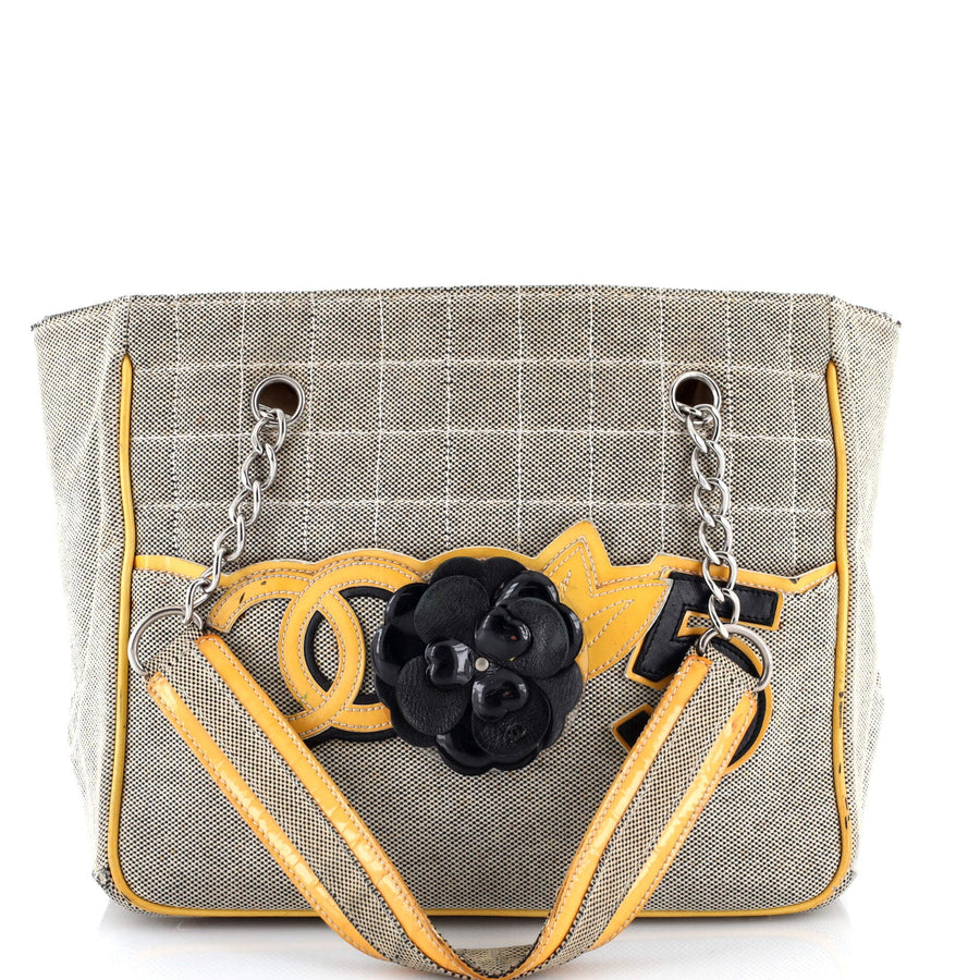 Chanel Camellia No.5 Chocolate Bar Tote