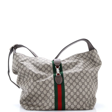 Gucci Jackie Soft Shoulder Bag Gg Coated