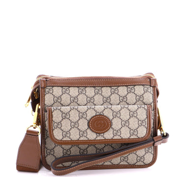 Gucci Interlocking G Patch Wristlet Flap