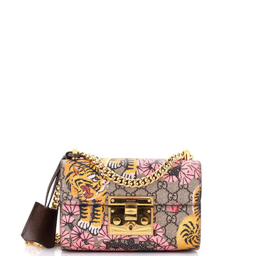 Gucci Padlock Shoulder Bag Bengal Print