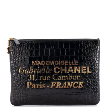 Chanel Signature O Case Pouch Printed