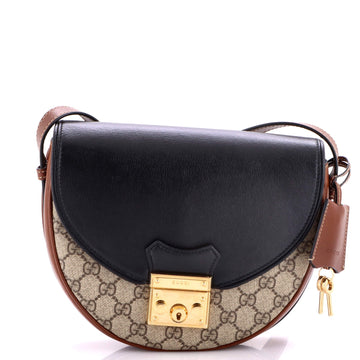 Gucci Padlock Saddle Shoulder Bag Gg