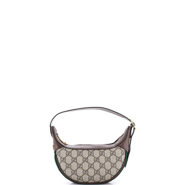 Gucci Ophidia Half Moon Bag Gg Coated