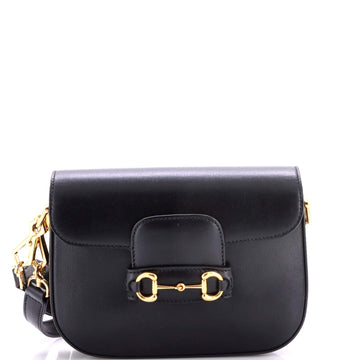 Gucci Horsebit Shoulder Bag Leather Mini