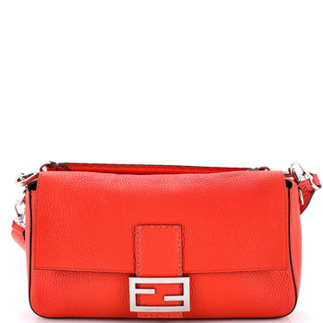 Fendi Selleria Baguette Nm Bag Leather