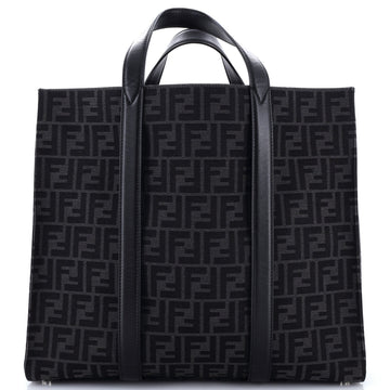 Fendi Shopper Tote Zucca Canvas Large