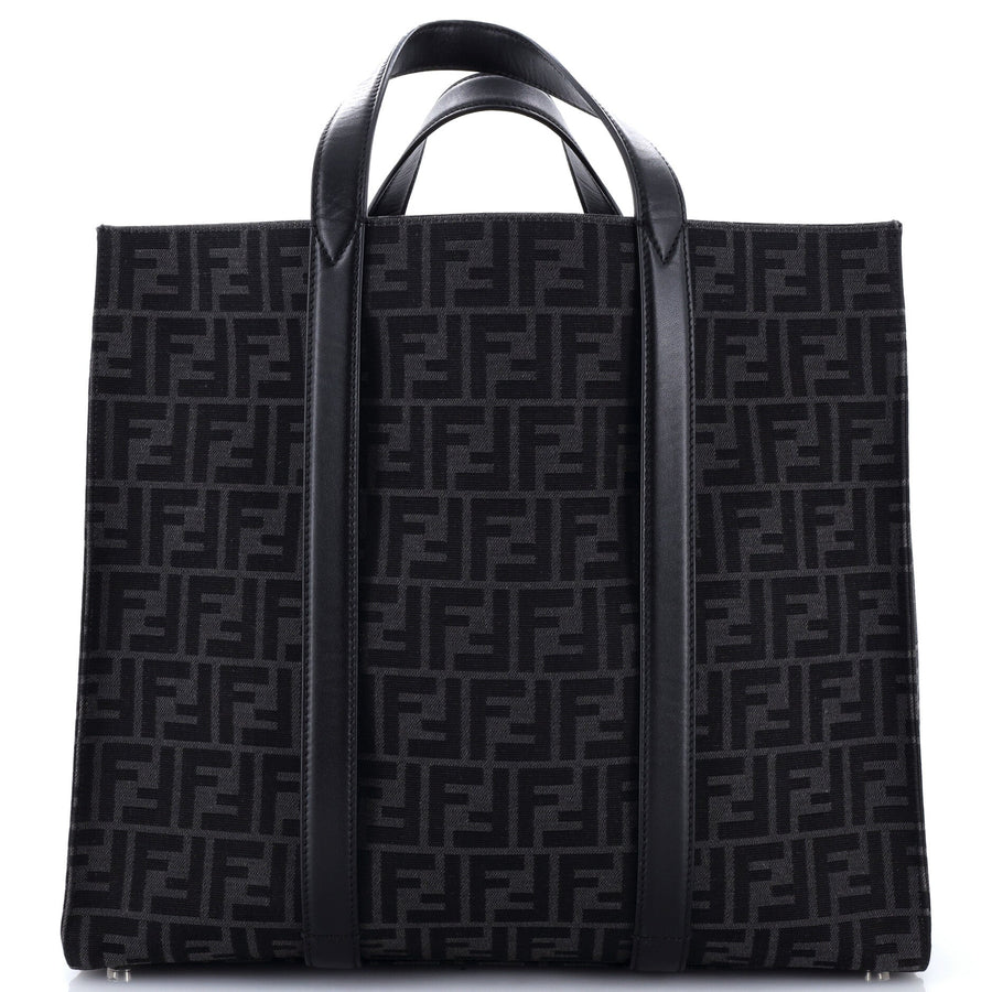 Fendi Shopper Tote Zucca Canvas Large