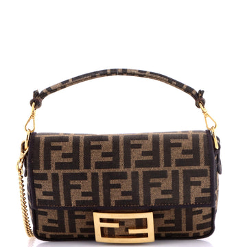 Fendi Baguette Nm Bag Zucca Canvas Mini