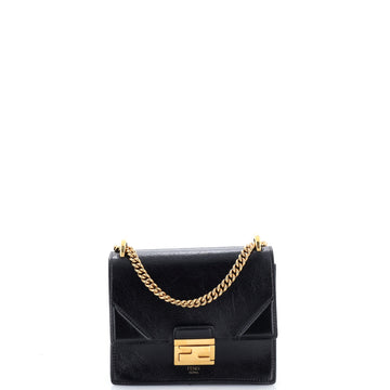Fendi Kan U Shoulder Bag Leather Small