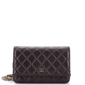 Chanel Wallet On Chain Quilted Lambskin
