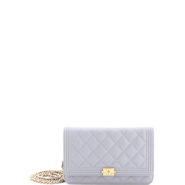 Chanel Boy Wallet On Chain Quilted