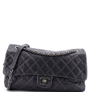 Chanel Easy Flap Bag Quilted Caviar