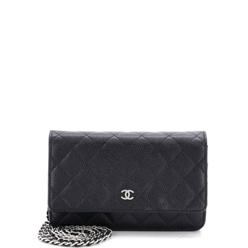Chanel Wallet On Chain Quilted Caviar