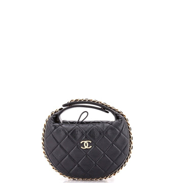 Chanel Chain Around Hobo Pouch Quilted