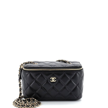 Chanel Classic Vanity Case With Chain