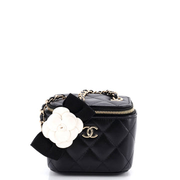 Chanel Camellia Bow Vanity Case With