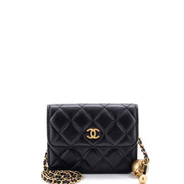 Chanel Pearl Crush Flap Clutch With