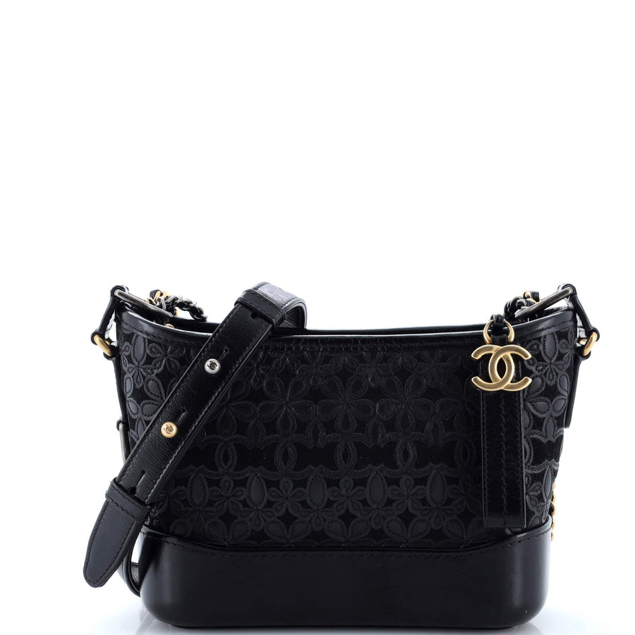 Chanel Gabrielle Hobo With Logo Handle
