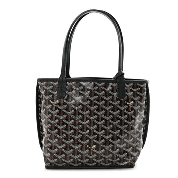 Goyardine Reversible Mini Anjou Black