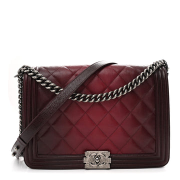 Chanel Goatskin Ombre Faded Quilted New
