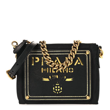 Prada Tessuto Bandoliera Logo Shoulder