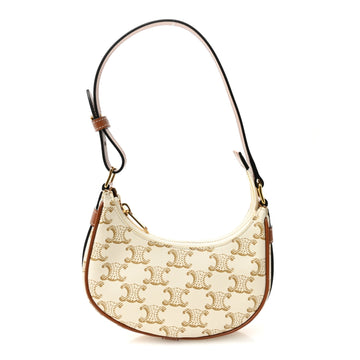 Celine Canvas Calfskin Mini Ava Triomphe