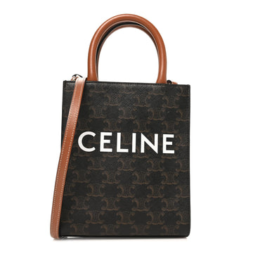 Celine Triomphe Canvas Calfskin Mini
